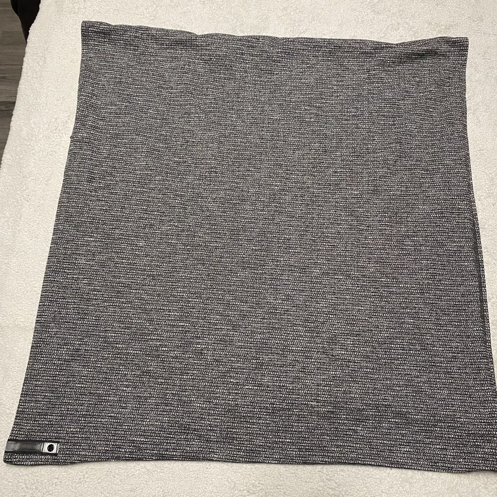 Lululemon Vinyasa Wrap Scarf Gray One Size Snap Button Stretch